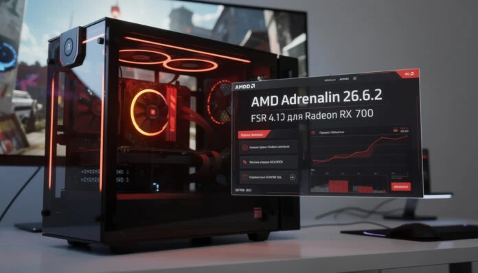 AMD випустила Adrenalin 26.6.2 з FSR 4.1 для RX 7000